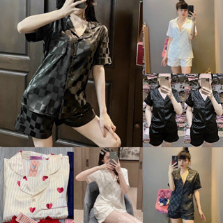 Bộ Lụa Gấm Áo Cộc Quần Đùi