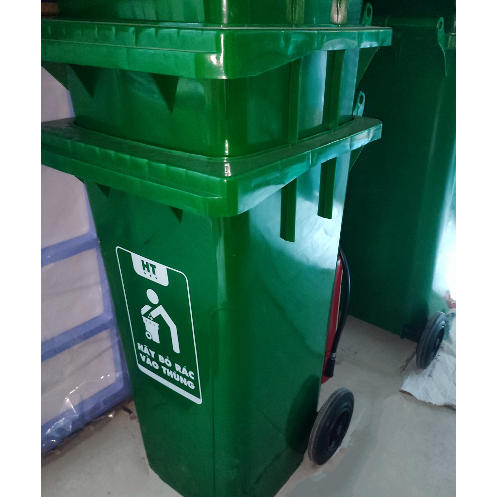 🚀TBA SHOP🚀 Thùng Rác Công Cộng Nhựa Hiệp Thành 120L/240L Có Bánh Xe