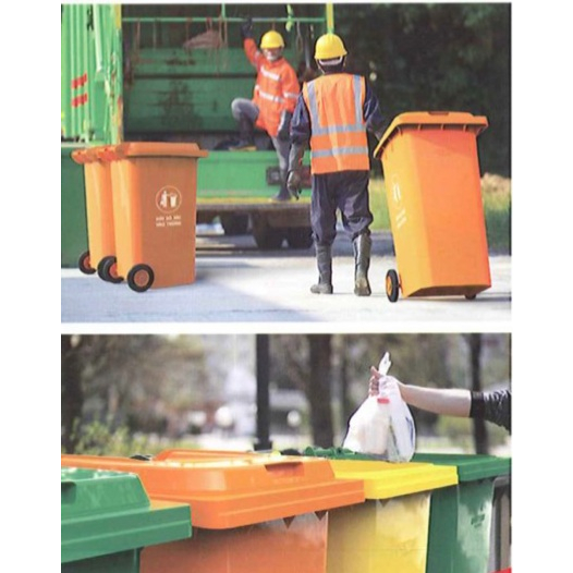 🚀TBA SHOP🚀 Thùng Rác Công Cộng Nhựa Hiệp Thành 120L/240L Có Bánh Xe