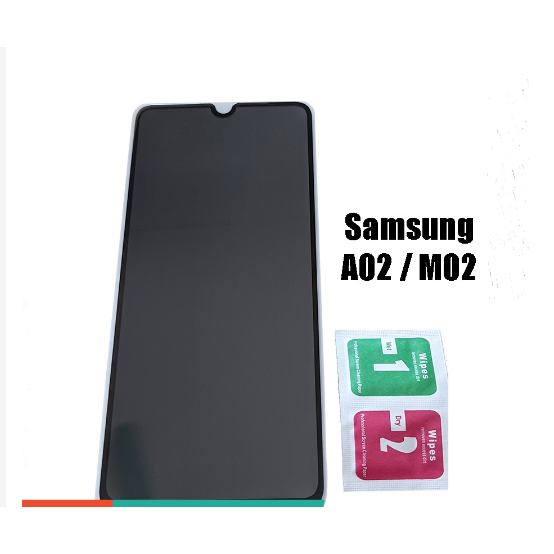 Kính cường lực chống nhìn trộm Samsung A03, A03S, A02, A02S Full màn hình