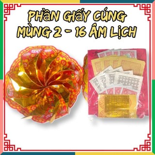 Phần giấy cúng mùng 2-16 âm lịch hàng tháng