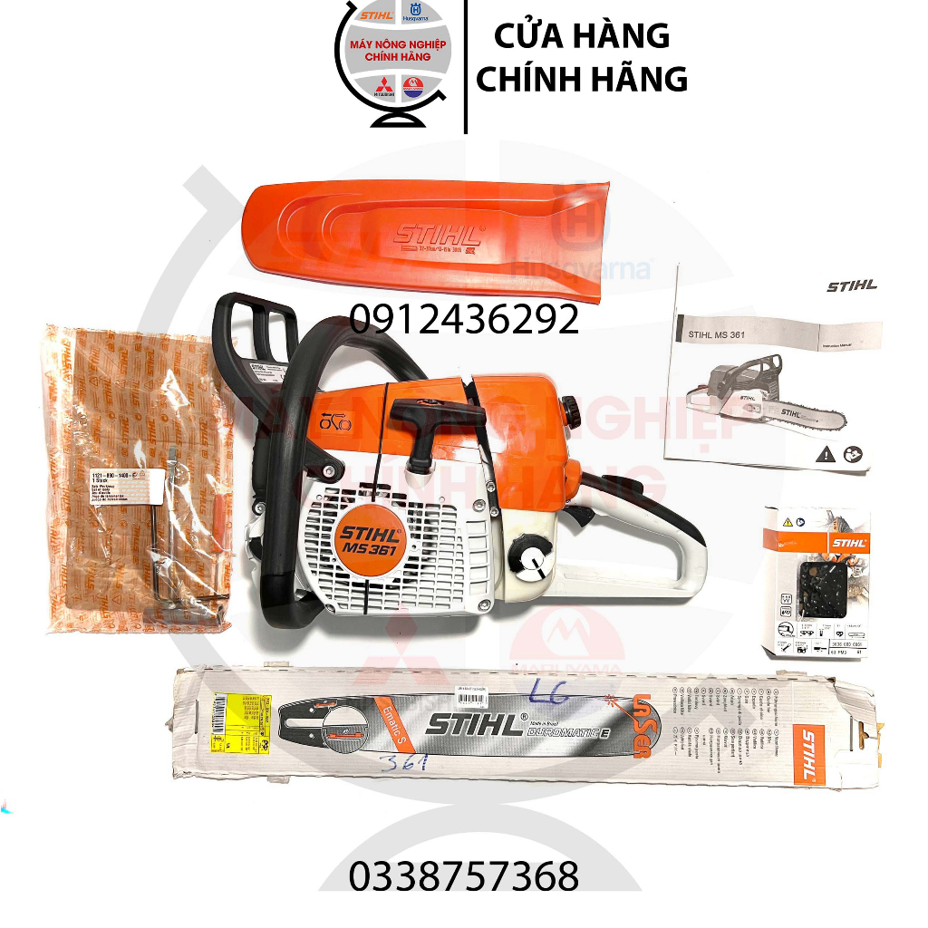 Máy cưa STIHL MS 361 chính hãng (Đã bao gồm lam sên 5 + quà khuyến mãi)