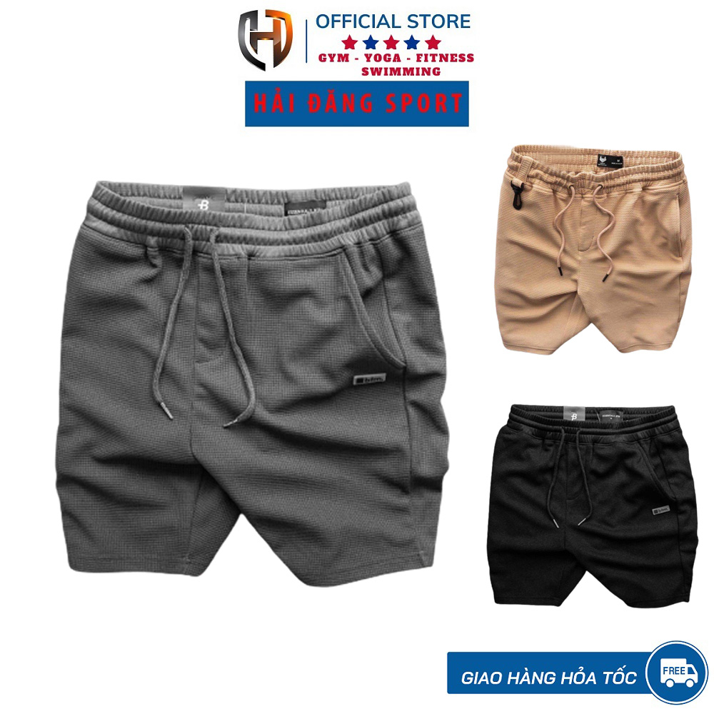 Quần Đùi Thể Thao Nam Vải Xốp Tổ Ong - QD22