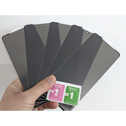 Kính cường lực chống nhìn trộm cho Xiaomi Redmi Note 11 4G/ Note 11S/ Note 11 Pro/ Note 11 Pro 5G full màn hình siêu bật