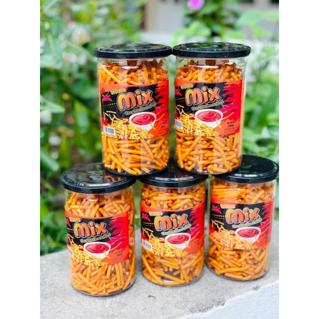 Bánh snack cọng que thái lan mix hũ 150g hàng mới về