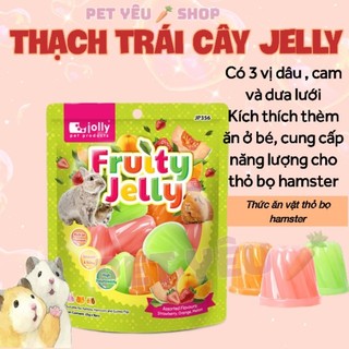 1 viên thạch jelly 6k thức ăn vặt của thỏ bọ hamster🐻🐰🐀👍🍬🍬