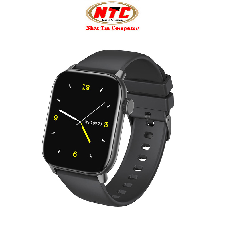 Đồng hồ thông minh smart watch Hoco Y3 thiết kế trẻ trung - pin dùng siêu trâu lến đến 3 ngày (đen) nhattin_flagship_sto