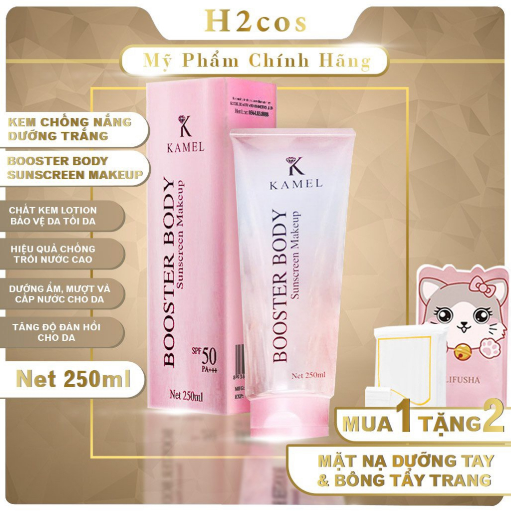 Kem chống nắng body dưỡng trắng ,dưỡng ẩm,cấp ẩm cho da, tăng độ đàn hồi, bảo vệ da tối đa Kamel