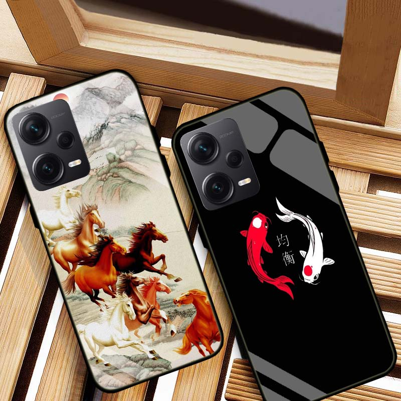 Ốp Lưng XIAOMI REDMI NOTE 12, 12 PRO Lưng Kính Cường Lực Cao Cấp