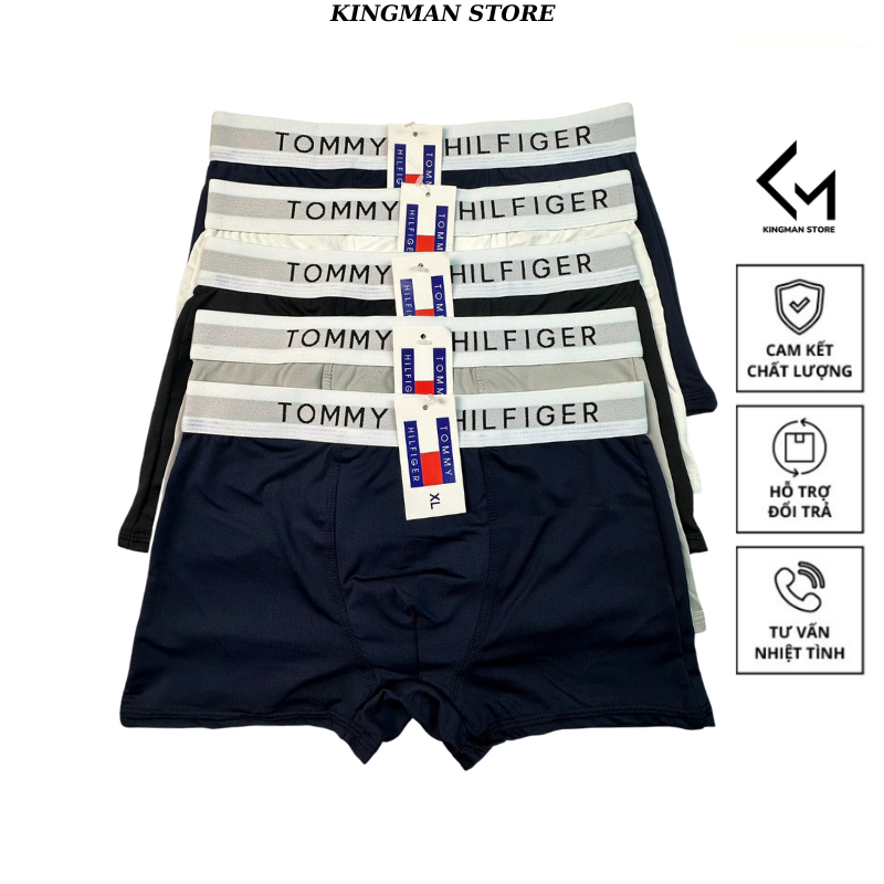 Quần Sịp Đùi Nam Thun Lạnh KINGMAN, Quần Lót Nam Boxer Thun Lạnh Thoáng Mát Co Dãn 4 Chiều Không Nhăn Xù