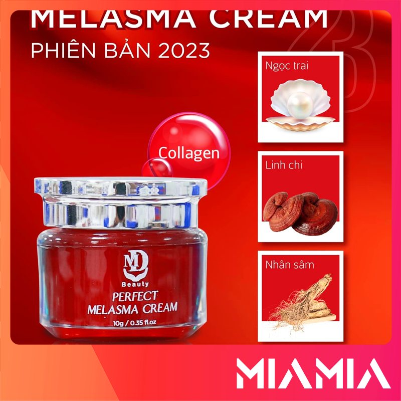 Kem Face Nám Lựu Đỏ Mini MD Beauty Chính Hãng - 8938510826525