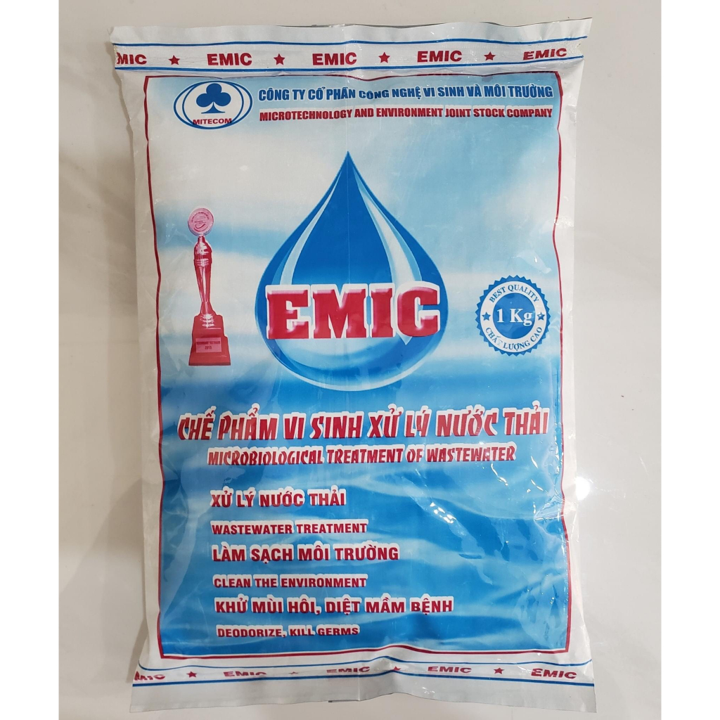 MEN VI SINH EMIC XỬ LÝ MÙI HÔI NƯỚC THẢI NHÀ HÀNG, CHUNG CƯ, KHU CÔNG NGHIỆP, BỆNH VIỆN