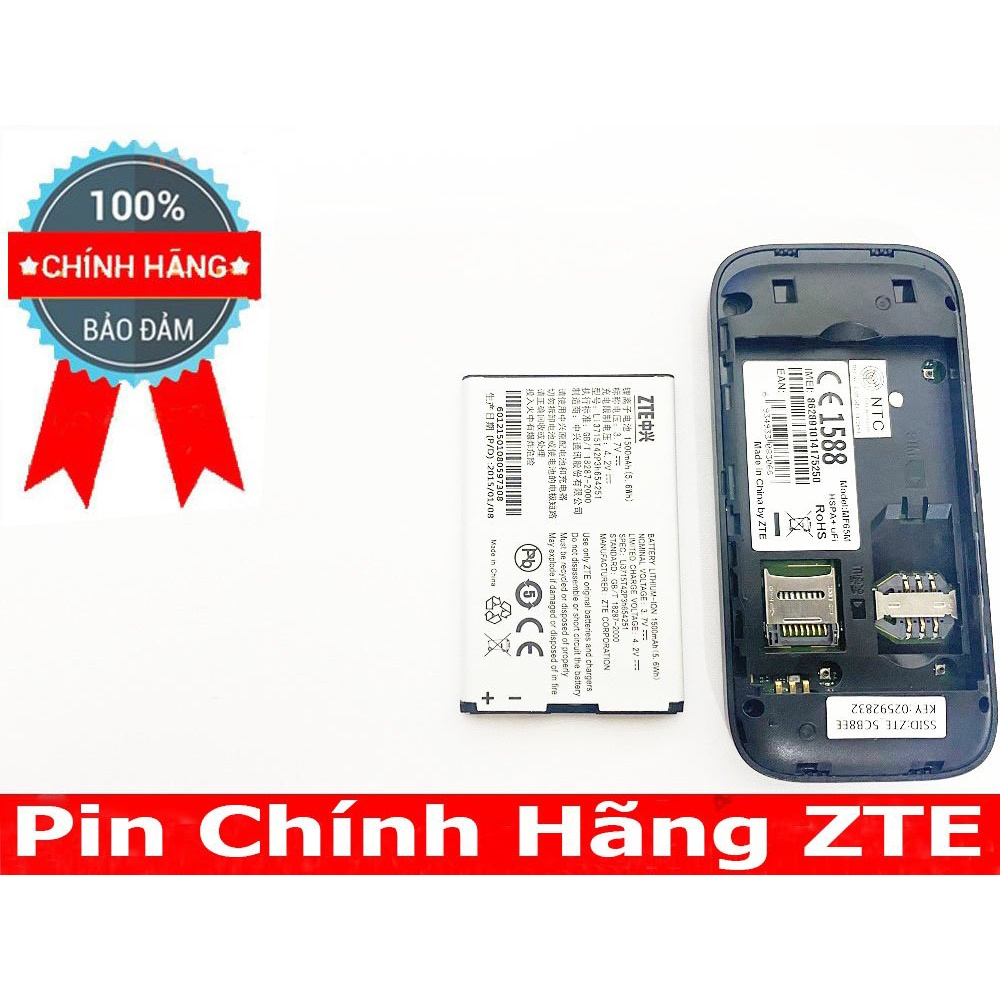 (HÀNG KHỦNG) Pin Cho Bộ Phát Wifi ZTE MF65 Cực Bền Dung Lượng 2100mAh -Pin Cực Trâu HÀNG CHÍNH HÃNG