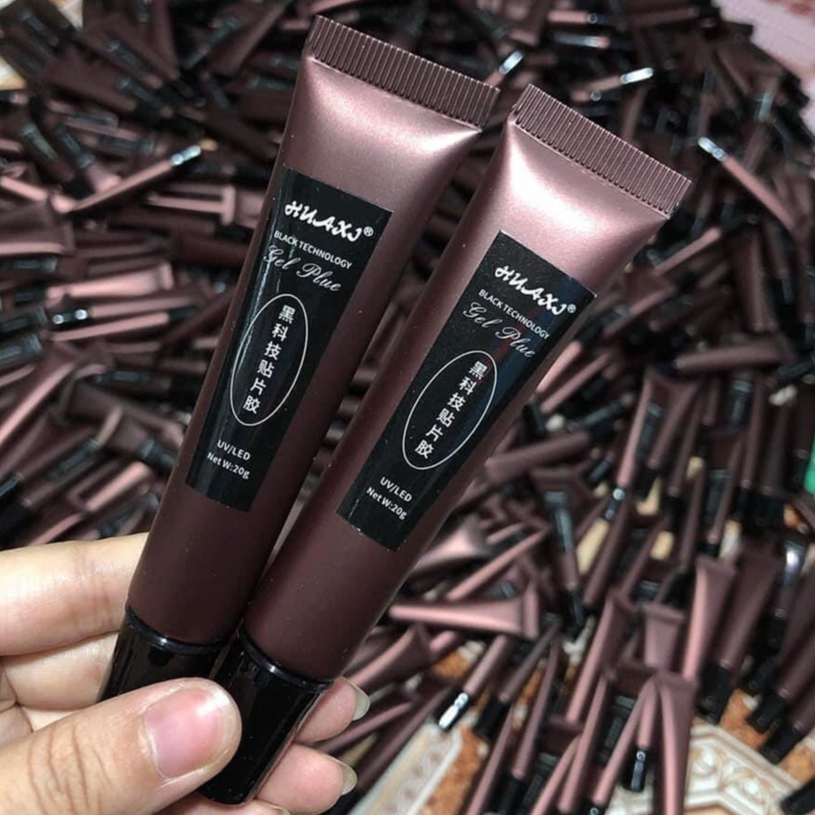 Keo tuýp Huaxi dùng dán móng up, đính đá tiện lợi - Gel tuýp định hình nail chuyên dụng lọ 20g