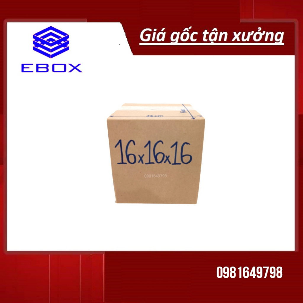 16x16x16 Hộp carton đóng hàn