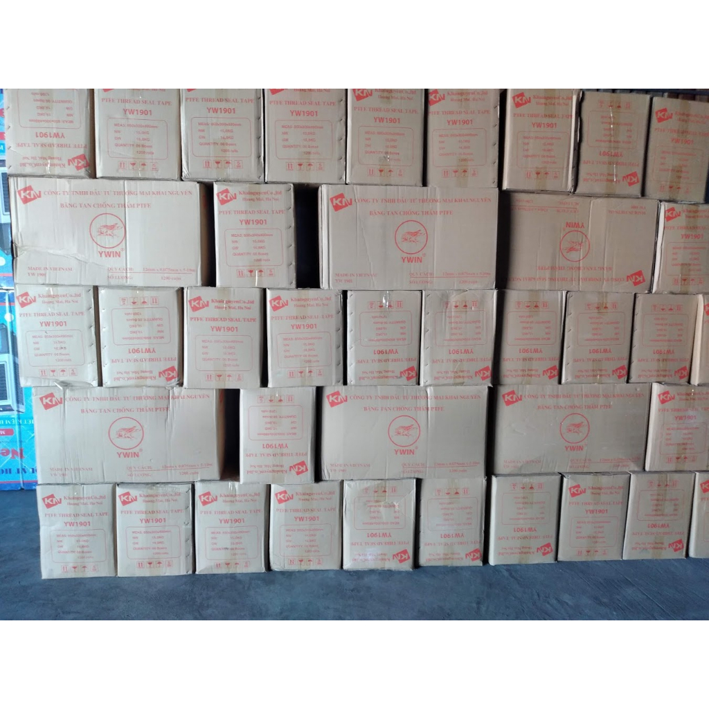 Băng tan/ keo non/ cao su non Ywin 10m hộp 200 cuộn