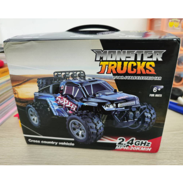 Xe ô tô điều khiển địa hình MG/RC màu cam đỏ 25km/h - Tặng thêm 1 pin sạc gấp đôi thời gian chơi