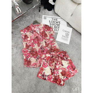 Set bộ voan tơ hoa amezi cao cấp