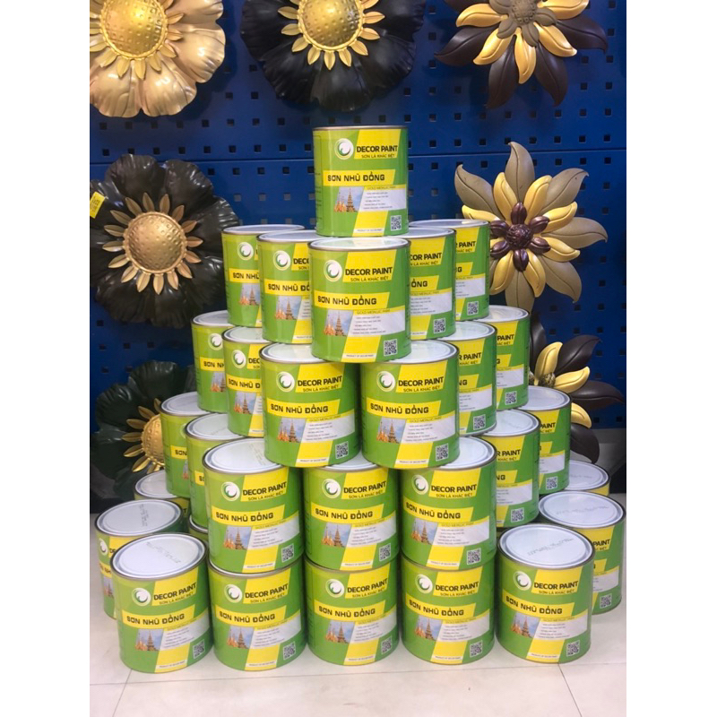 Sơn nhũ đồng Decor Paint các màu trên kim loại, gỗ, nhựa, sắt mỹ thuật