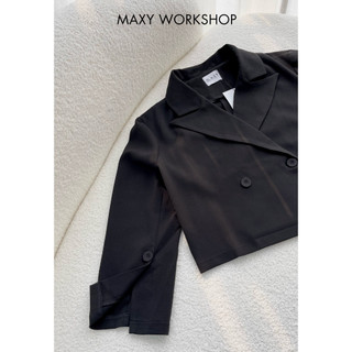 Áo khoác tay lửng elite blazer Maxy Workshop