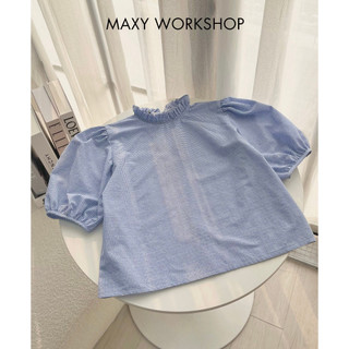 Áo kiểu thắt nơ lưng sau Back Bowtie Top Maxy Workshop