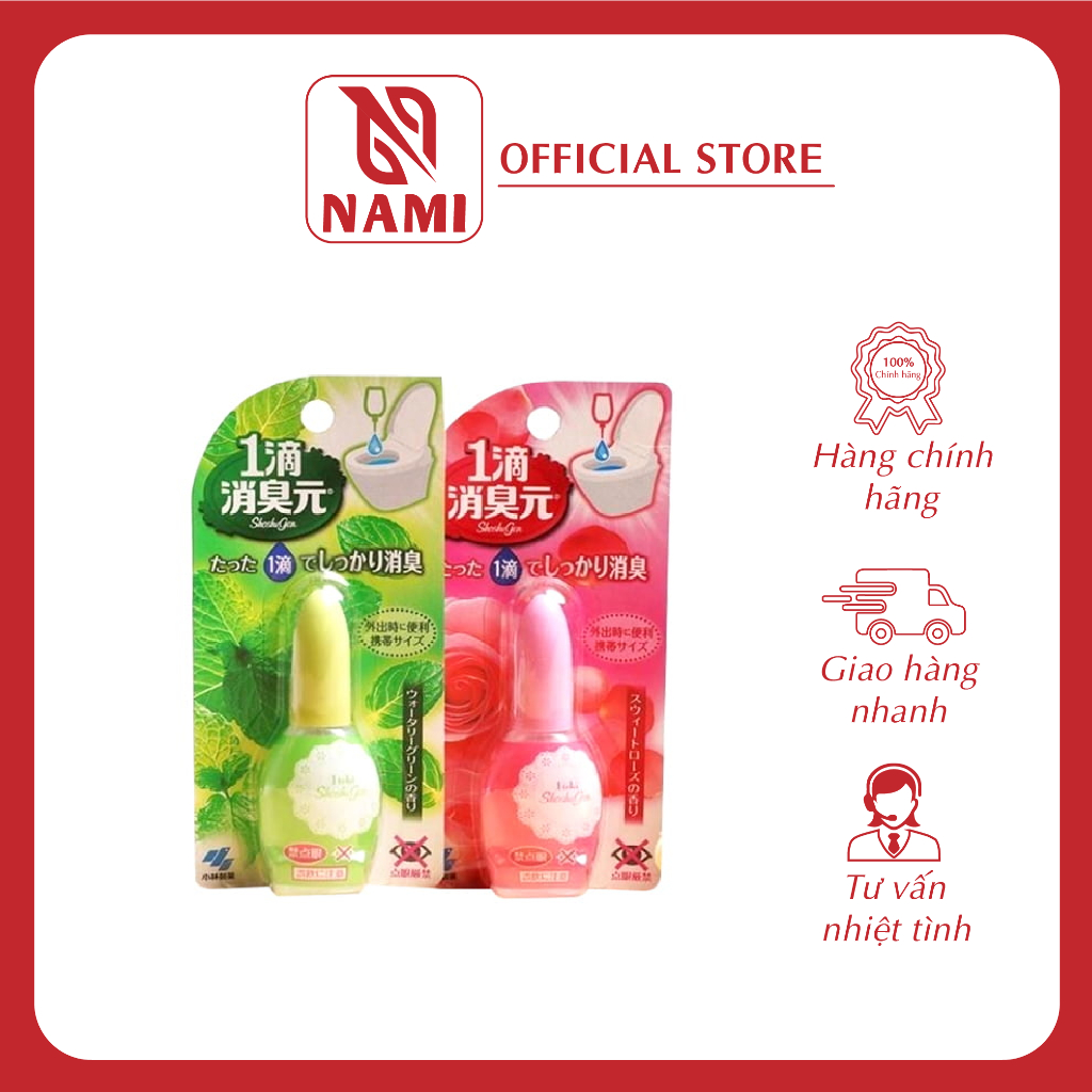 Nước nhỏ thơm bồn cầu Kobayashi Shoshugen Nhật Bản 20ml