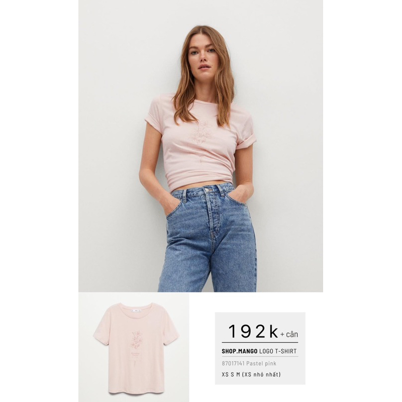Áo thun nữ Mango Auth vợt sale