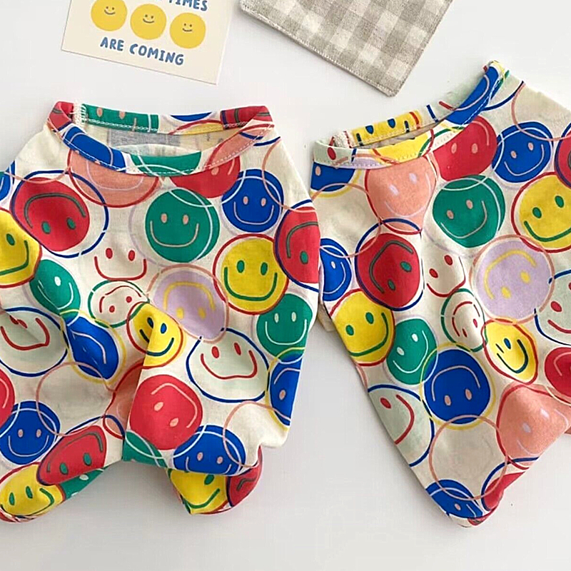[Có sẵn] Áo thun mặt cười dành cho thú cưng