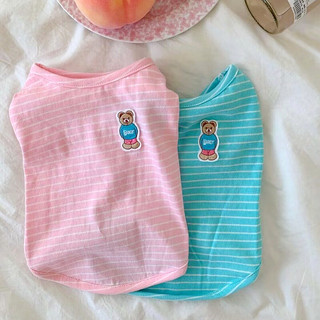 Áo ba lỗ gấu áo xanh dành cho thú cưng