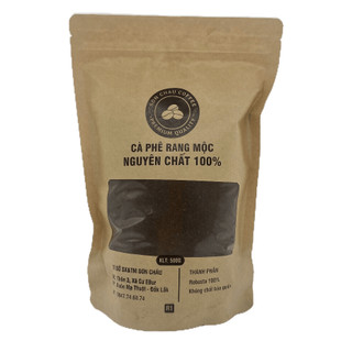 1kg cà phê nguyên chất rang mộc robusta son chau coffee