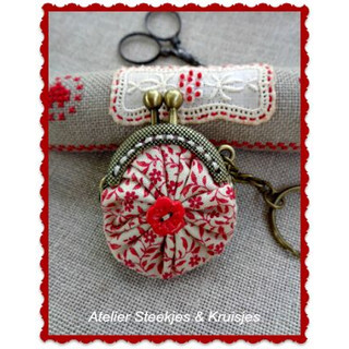 Ví mini khung đồng móc chìa khóa VÍ PIENI - Tomato Handmade