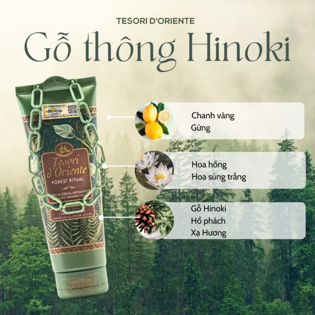 [Hàng Chính Hãng] Sữa Tắm Nước Hoa Ý Tesori D Oriente 250ml 14 Mùi