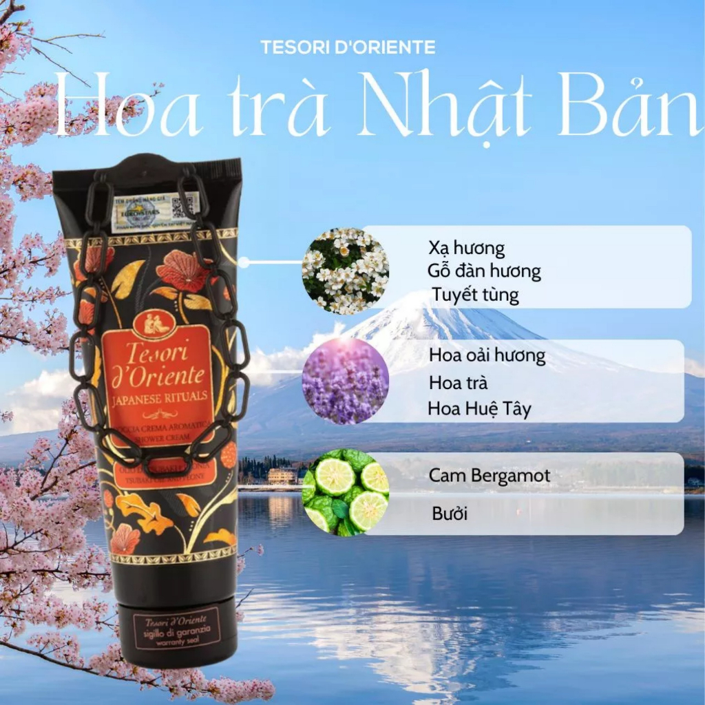 [Hàng Chính Hãng] Sữa Tắm Nước Hoa Ý Tesori D Oriente 250ml 14 Mùi