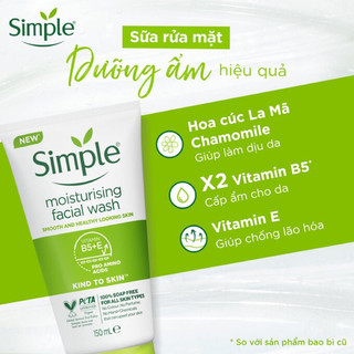 SỮA RỬA MẶT SIMPLE 150ml