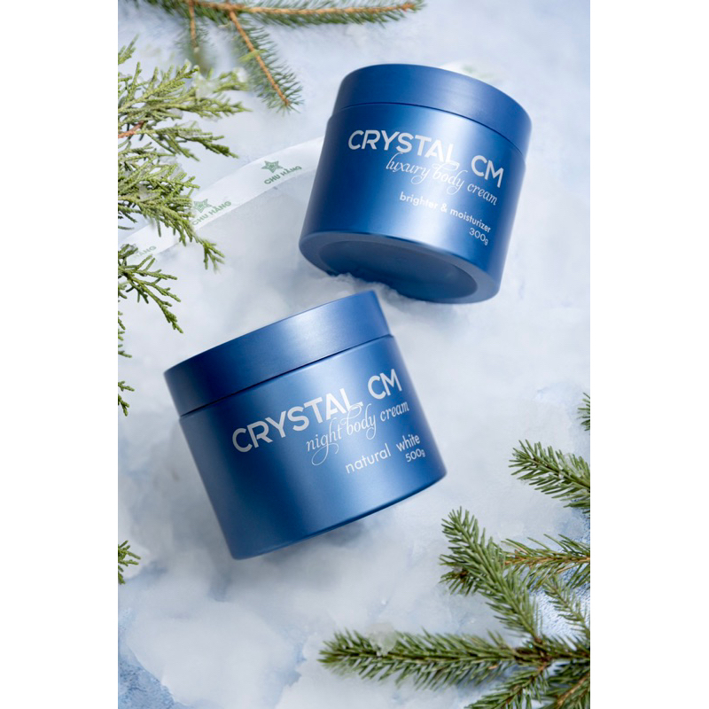 (SALE - LỖI MÓP TRẦY HỘP DO VẬN CHUYỂN) KEM BODY THUỶ PHÂN MỚI CRYSTAL CM CHU HẰNG