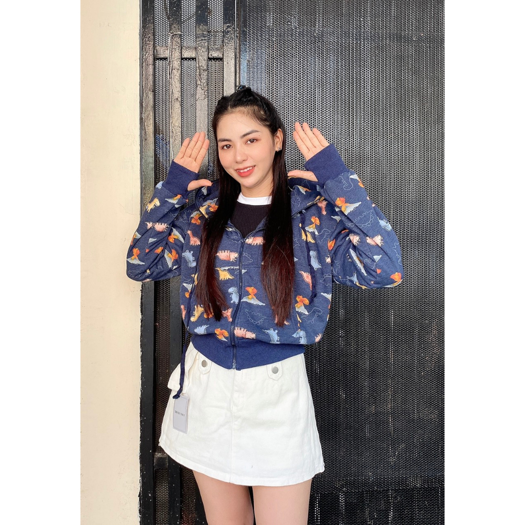 ÁO KHOÁC NỮ CHỐNG NẮNG ĐI CHƠI CUTE HOT TREND VẢI NỈ DÀY DẶN