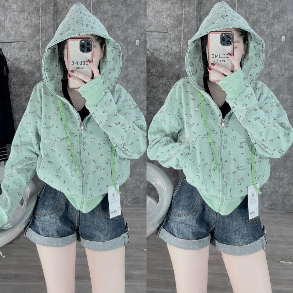 ÁO KHOÁC NỮ CHỐNG NẮNG ĐI CHƠI CUTE HOT TREND VẢI NỈ DÀY DẶN