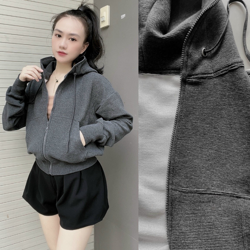 ÁO KHOÁC NỮ CHỐNG NẮNG ĐI CHƠI CUTE HOT TREND VẢI NỈ DÀY DẶN