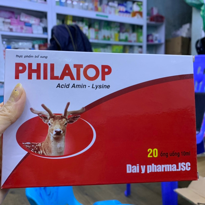✅ Philatop con hươu giúp giúp ăn ngủ ngon, nâng cao sức đề  kháng hộp 20 ống