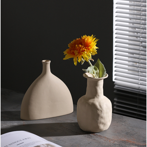 Bình gốm Retro trang trí nhà cửa tráng men cổ điển phong cách Hàn- SEDECOR