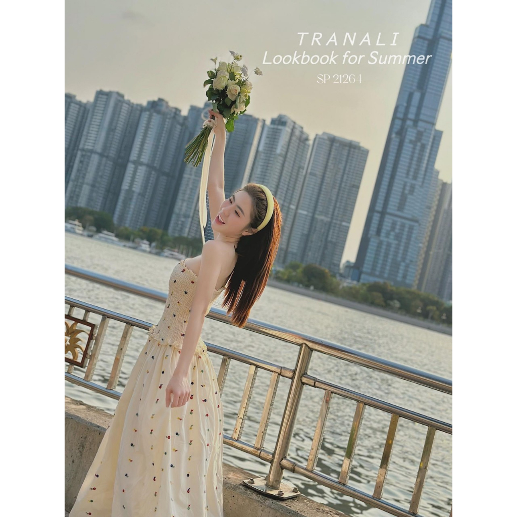 Đầm ống , váy  dáng xòe dự tiệc hoa nhí mùa hè G12 | BigBuy360 - bigbuy360.vn