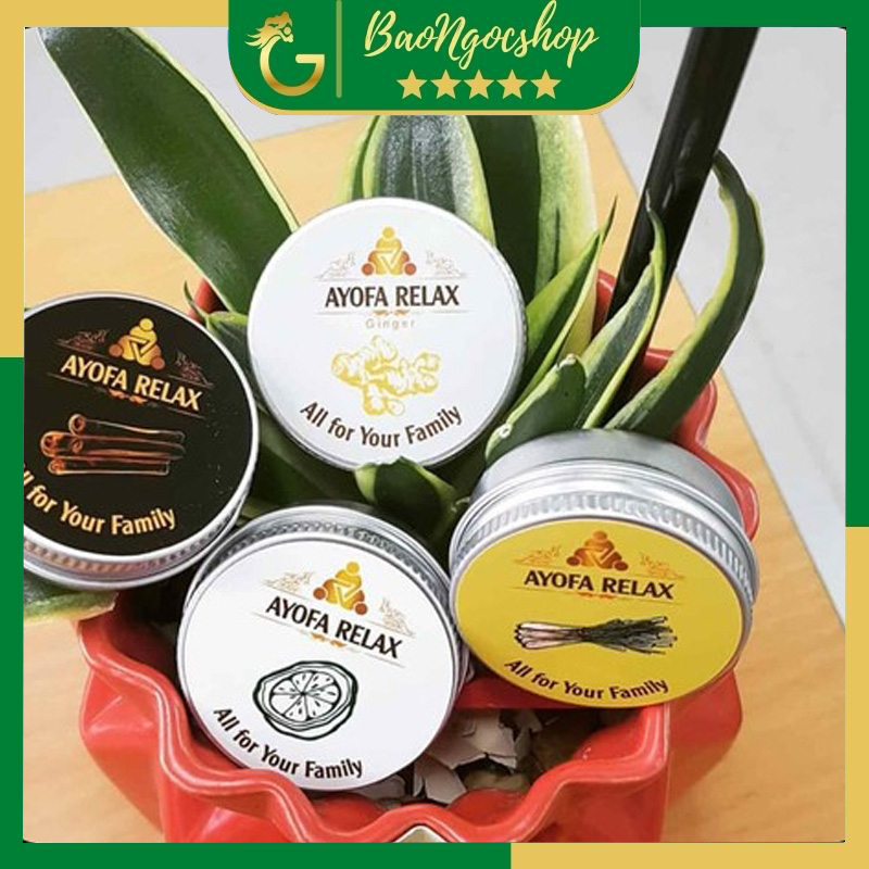 Cao Ayofa Relax hộp to 60g dùng tiết kiệm cho cả gia đình