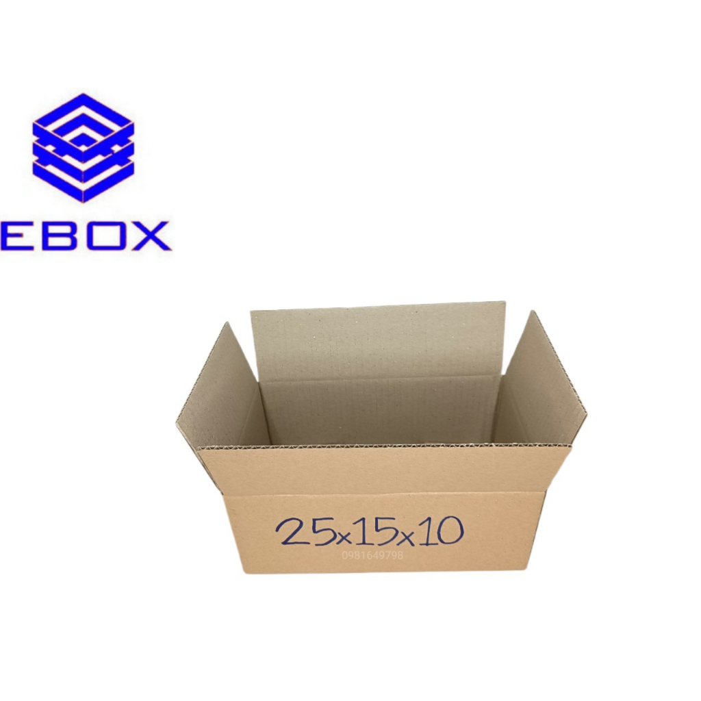 25x15x10 Hộp carton đóng hàng