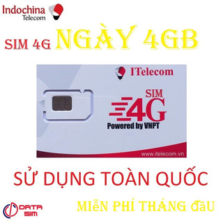 Sim 4G itel 120GB gọi vinaphone miễn phí tặng tháng đầu
