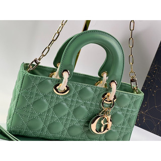 Túi D I O R da mịn size 23cm 2 dây