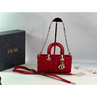 Túi D I O R da mịn size 23cm 2 dây