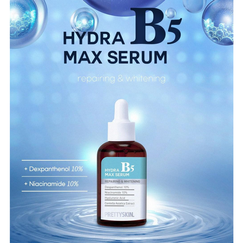 Tinh Chất Phục Hồi Cấp Ẩm Prettyskin Hydra B5 Max Serum 50ml