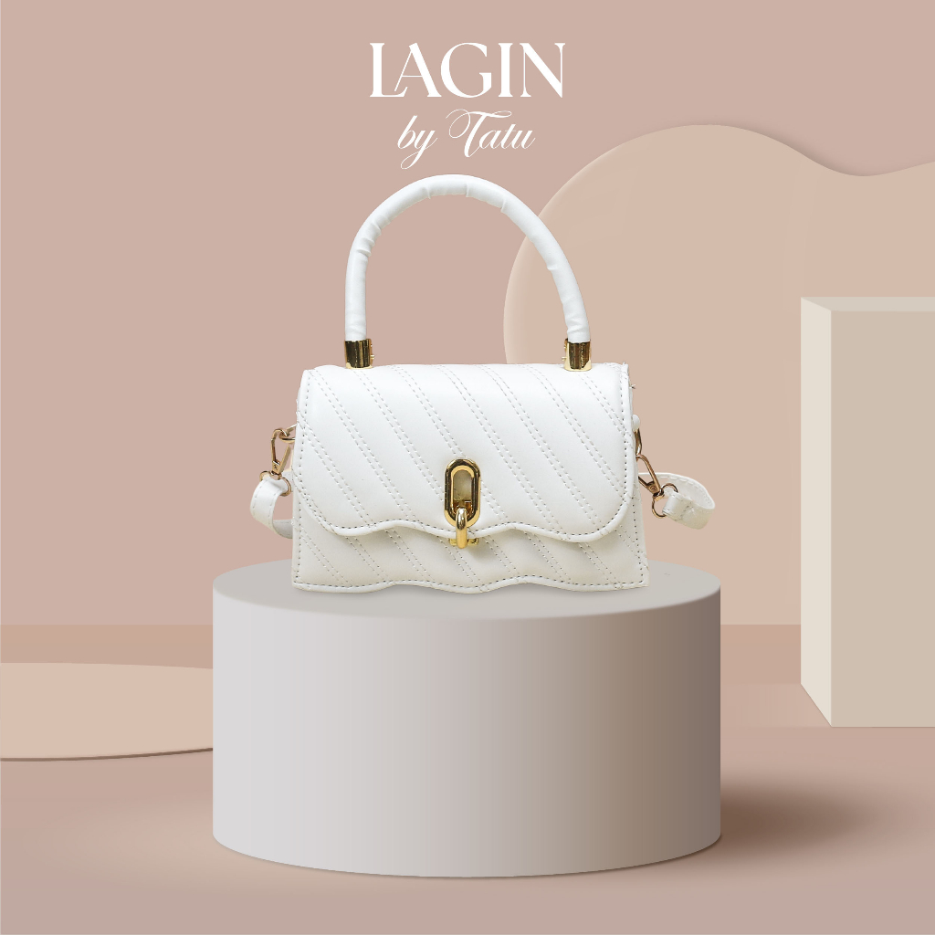 Túi xách tay khóa xoay kèm quai cao cấp thời trang cho bạn nữ - LAGIN by TATU