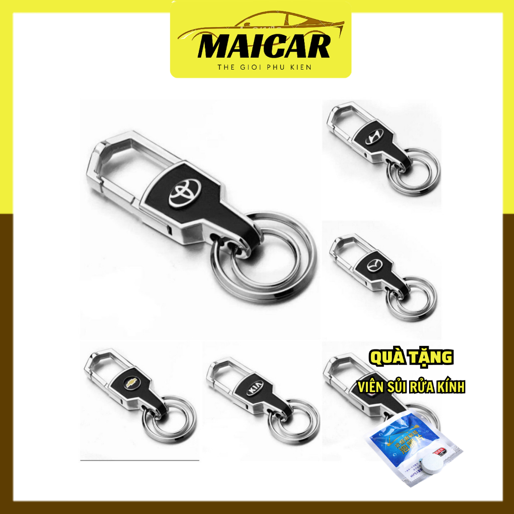 Móc chìa khóa logo theo hãng xe ô tô, xe hơi TGPKOTO