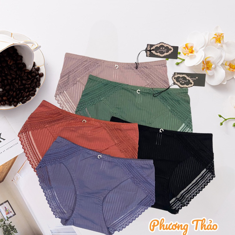 Quần lót nữ cotton thông hơi mềm mát không viền PT293